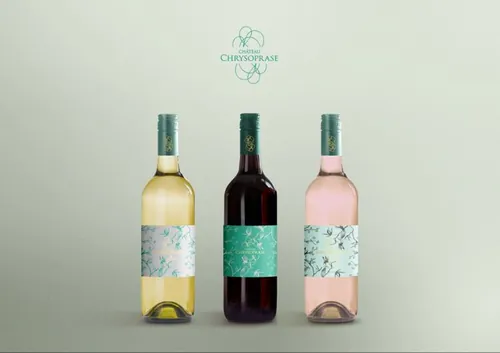 酒瓶模型PSD贴图模板Wine Bottles Mockup