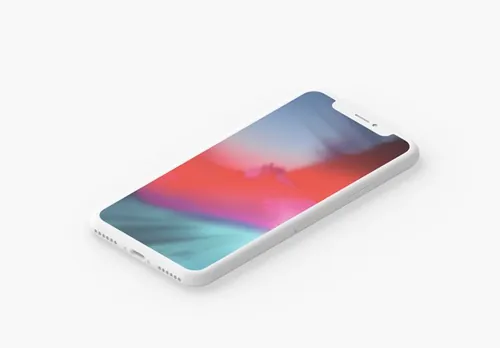 Minimal Clay iPhone X Presentation Mockup