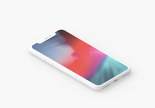 Minimal Clay iPhone X Presentation Mockup