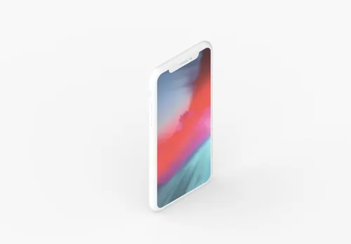 Minimal Clay iPhone X Presentation Mockup