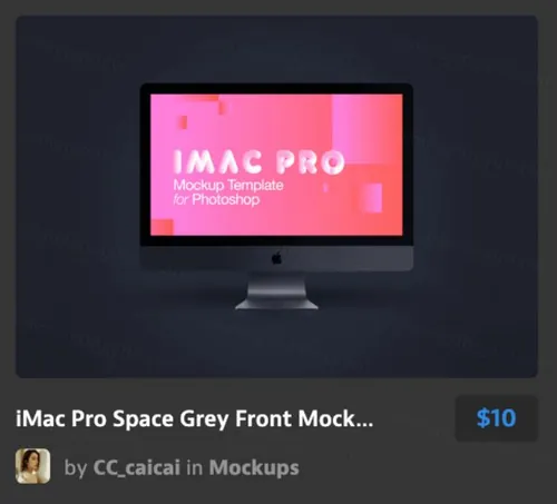 空间灰色前模型套件Space Grey Front Mockup Ki