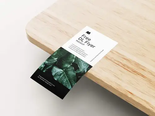 DL单页传单宣传设计提案样机PSD模板 DL flyer mockup 样机模版