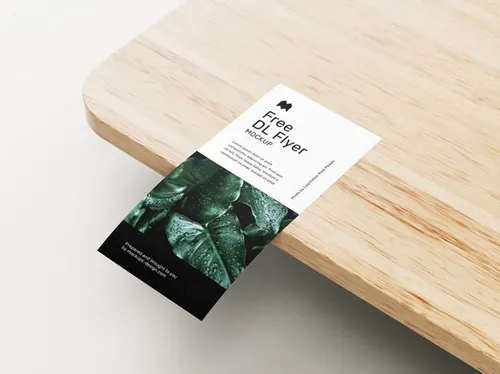 DL单页传单宣传设计提案样机PSD模板 DL flyer mockup