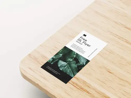 DL单页传单宣传设计提案样机PSD模板 DL flyer mockup 样机模版