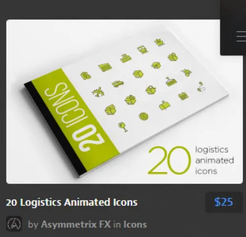 物流动画图标 Logistics Animated Icons
