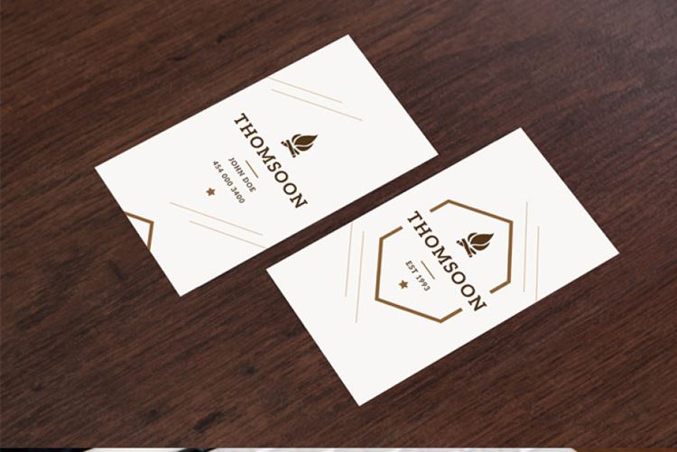 室内复古场景名片模型PSD贴图模板9 Business Cards Mockups