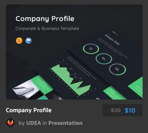 响应式设计风格多用途网站设计Company Profile