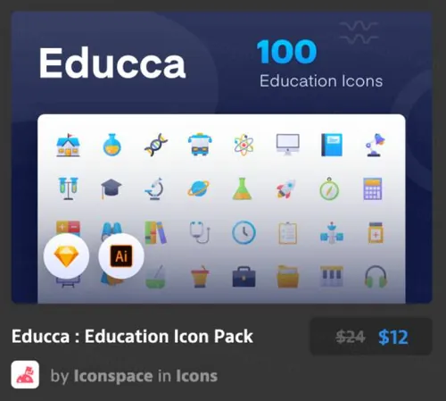 教育图标包Educca Education Icon Pack