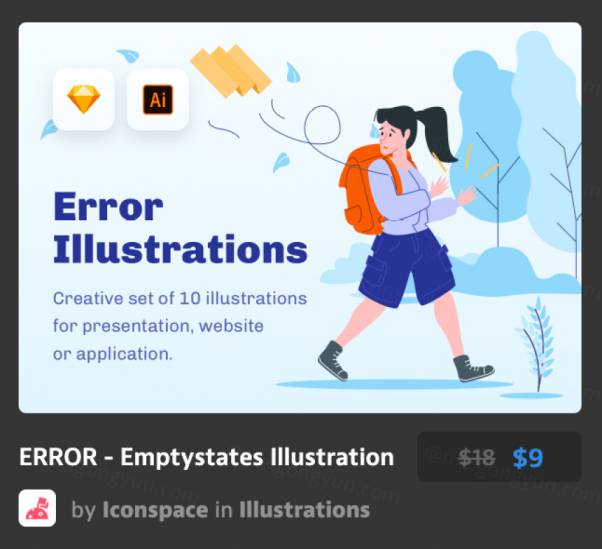 清空状态图示ERROR - Emptystates Illustrat