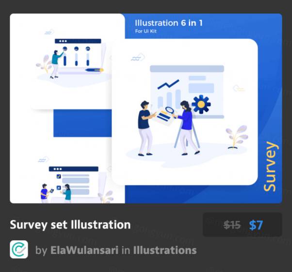测量装置图概念设计模板Survey set Illustration