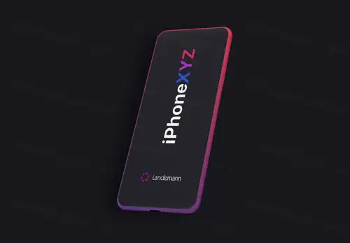 苹果白模手机模型样机素材 iPhone Mockup 样机模版