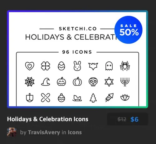 节日和庆祝图标Holidays amp;amp; Celebratio