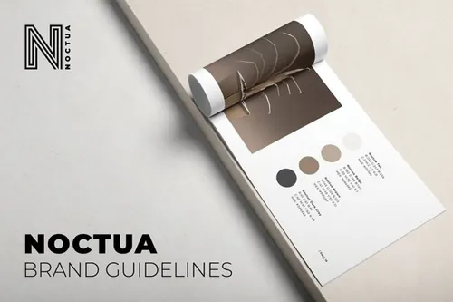 高端专业的产品品牌手册画册模板 Noctua Brand Guidelines 3784451