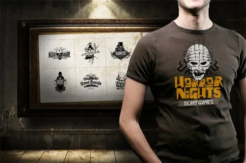 恐怖的logo素材模板 Horror Logo Templates