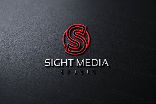 媒体字母S文字Logo设计模板 Sight Media S Letter Logo