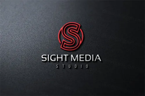 媒体字母S文字Logo设计模板 Sight Media S Letter Logo