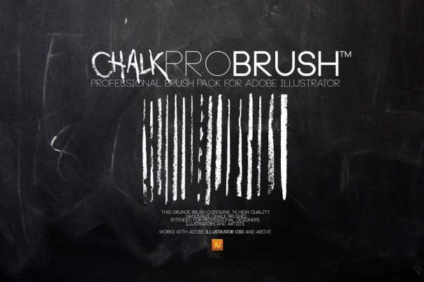 粉笔笔刷下载 Brush ChalkProBrush