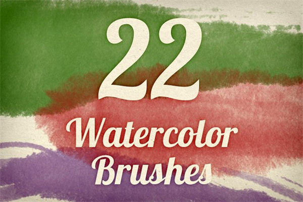 水彩肌理笔刷下载 Watercolor Strokes Brush P