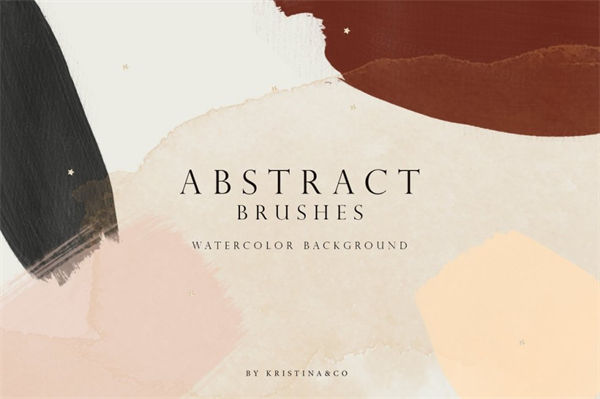 抽象水彩系列笔刷套装Abstract Brushes