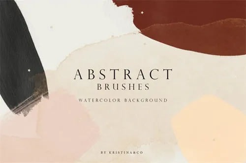 抽象水彩系列笔刷套装Abstract Brushes