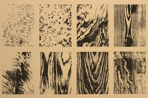 16款复古木材纹理矢量素材  16 Vintage Wood
