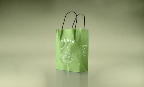 纸袋贴图样机展示模型 Paper Bag Mockup Template PSD