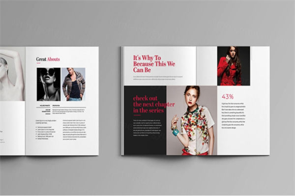时尚产品推广宣传册设计 Fashion Brochure 3575312