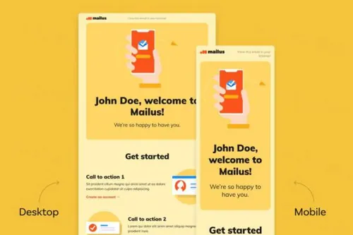 Email 通知EDM广告模板下载