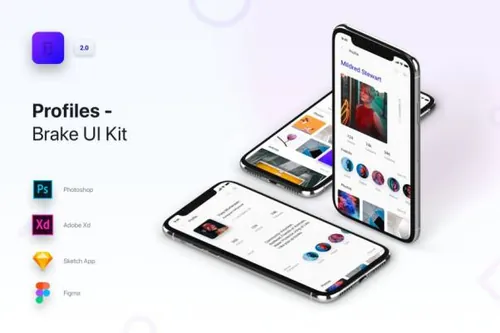 多用途的高品质多格式APP UI KITS