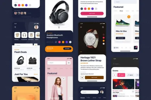 时尚高端多用途的高品质APP UI KITS（Adobe XD）