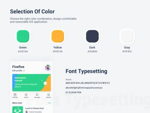 美食烹饪APP用户界面工具包FoodPlan UI Kit