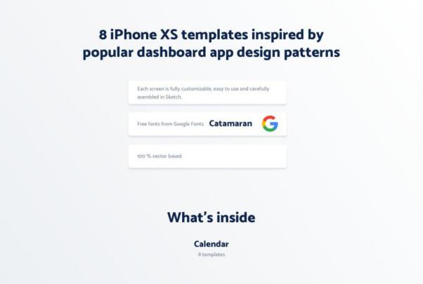 高级移动端日历 App UI KIT（Sketch）