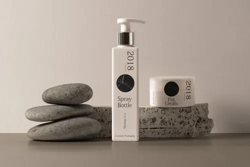 化妆品包装样机 Psd Cosmetic Packaging Mockup Vol16