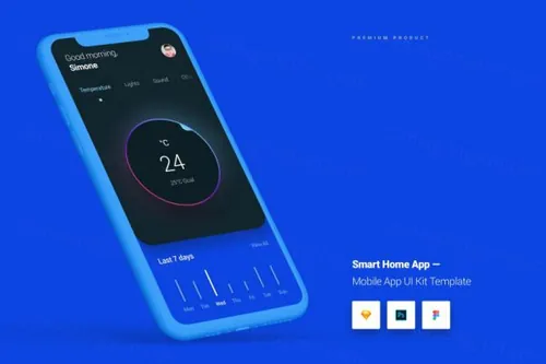 智能居家 App iOS amp;amp; Android UI Ki