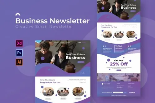 资讯网页模板下载[PSD,AI,XD]