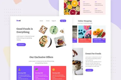 新闻EDM营销广告模板下载[XD]