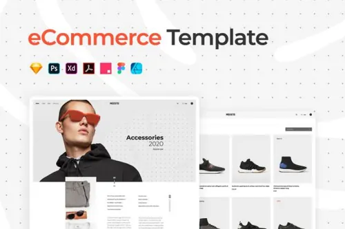 电商组件式网页设计模板下载S,PSD,XD,Fig