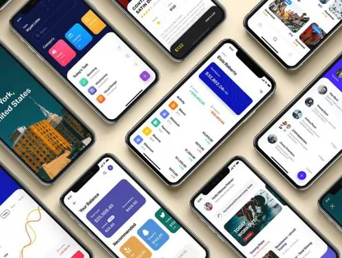 时尚高端简约多用途的高品质移动手机APP UI KITS