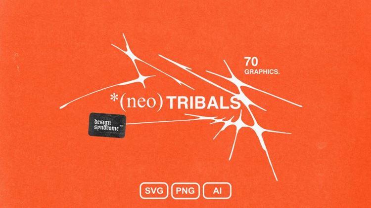 潮流酸性艺术部落图腾街头潮流服饰图形元素合集包 *(Neo)