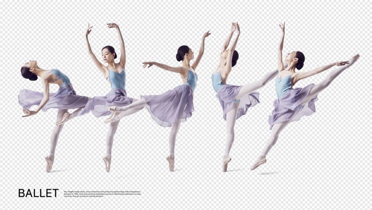 亚洲舞者跳舞姿势动作高清人物职业免抠图素材合辑