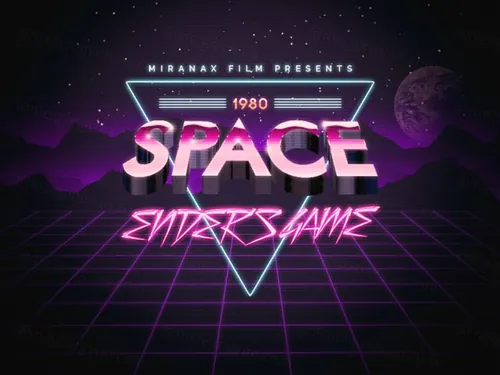 创意电影游戏娱乐竞技特效文字模板素材vol.3