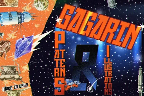 复古怀旧苏联时期太空探索宇宙计划元素合辑 Gagarin -