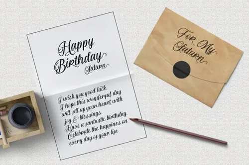 一款性感精美的手写字体 Almyra Script