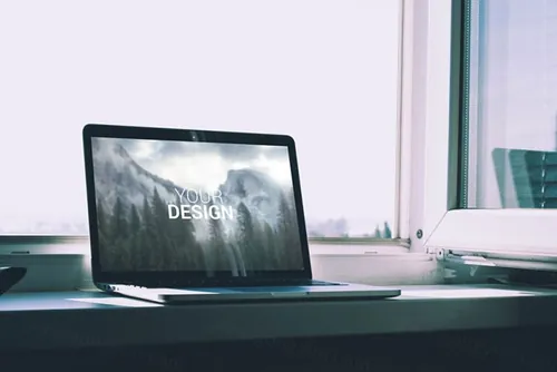 4个场景苹果设备模型PSD贴图模板4 Mockups