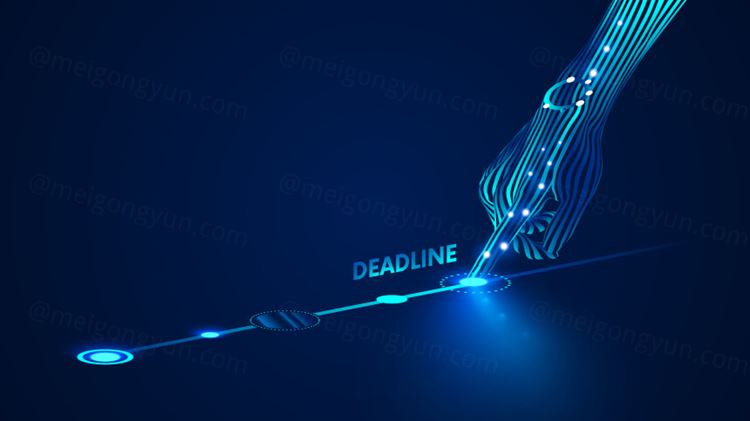 日程表电子工业风格商业信息图智能指示工作流程布局概念时间线插画素材