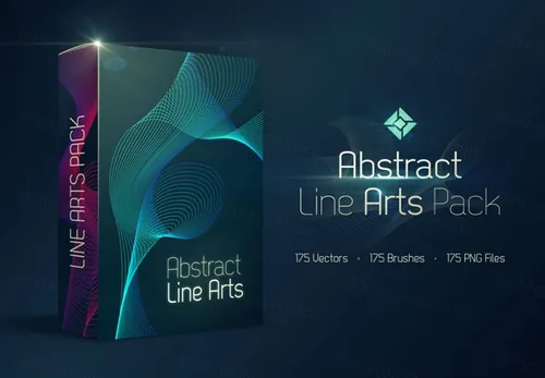 超抽象的175组线条175 Abstract Line Ar