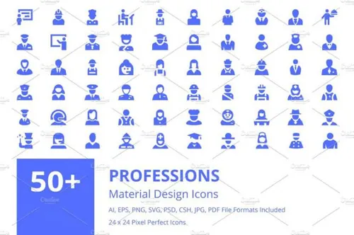 60 职业相关图标 60  Professions Material