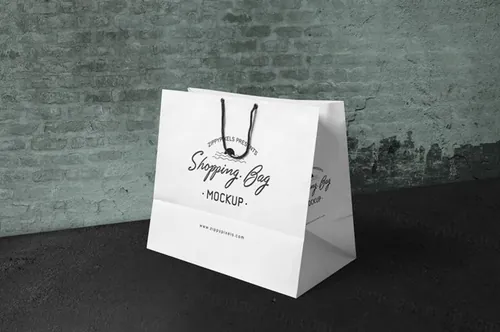 纸袋购物袋手提袋展示样机模板 5-paper-shopping-bag-mockups