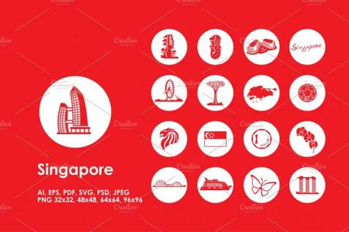 新加坡图标 Singapore icons
