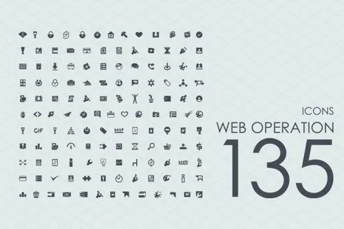 135个SEO网页优化图标 135 Web Operation ico